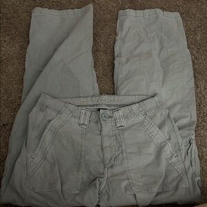 American Eagle Outfitters Men's Cargo Pants in Light Gray